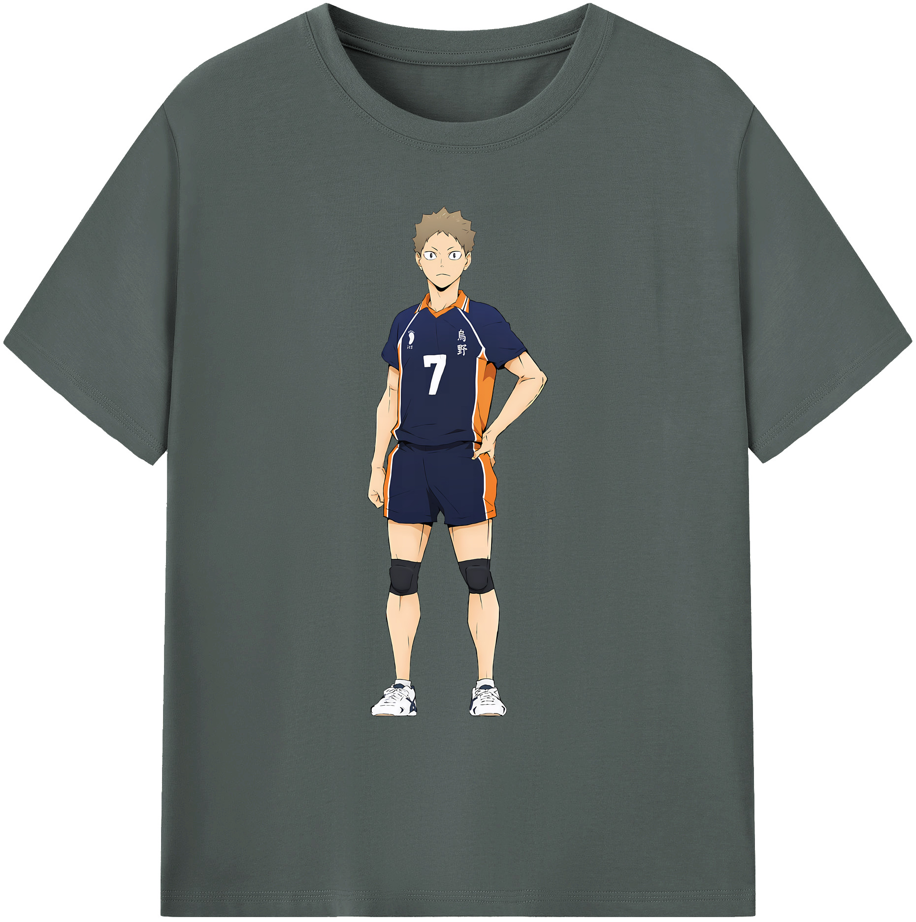（画像用） ハイキュー!! Haikyu!! 綿100％ メンズ半袖Tシャツ｜肌触りやわらか＆通気性
